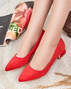 Royalfashion Czółenka damskie na słupku Cacellsa