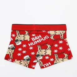 Royalfashion Czerwone chłopięce świąteczne bokserki