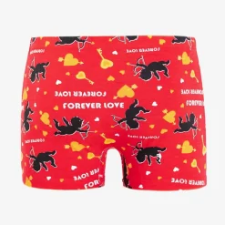 Royalfashion Czerwone męskie bokserki z printem