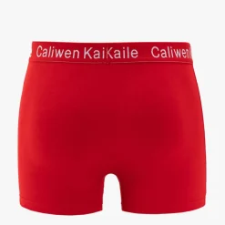 Royalfashion Czerwone świąteczne bokserki męskie