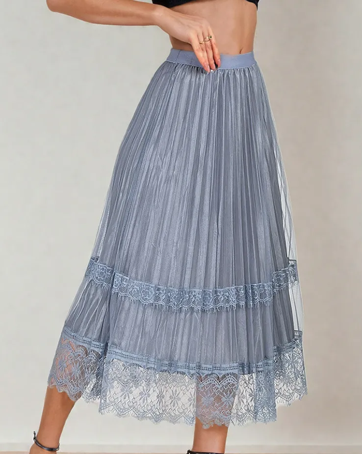 Royalfashion Damska dwustronna spódnica midi