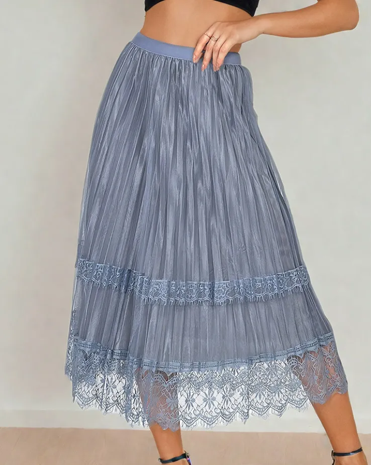 Royalfashion Damska dwustronna spódnica midi