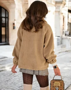 Royalfashion Damska kurtka a'la kożuszek