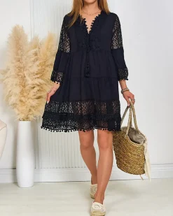 Royalfashion Damska narzutka plażowa sukienka