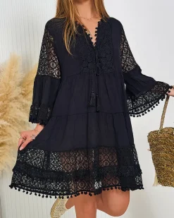 Royalfashion Damska narzutka plażowa sukienka