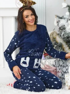 Royalfashion Damska piżama w gwiazdki