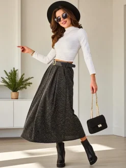 Royalfashion Damska spódnica midi