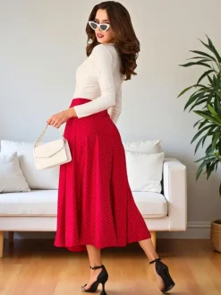 Royalfashion Damska spódnica midi