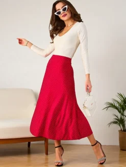 Royalfashion Damska spódnica midi