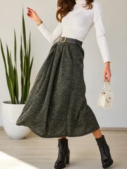 Royalfashion Damska spódnica midi