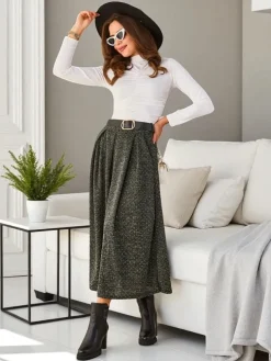 Royalfashion Damska spódnica midi