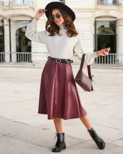 Royalfashion Damska spódnica midi