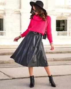 Royalfashion Damska spódnica midi