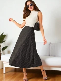 Royalfashion Damska spódnica midi