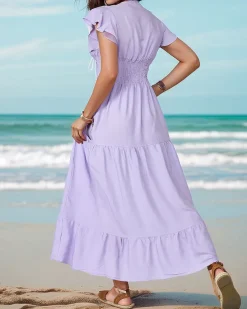 Royalfashion Damska sukienka do kolan