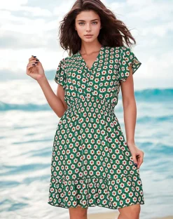 Royalfashion Damska sukienka mini z printem