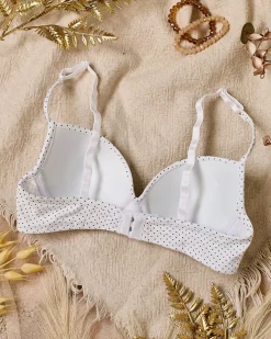 Royalfashion Damski biustonosz w kropeczki