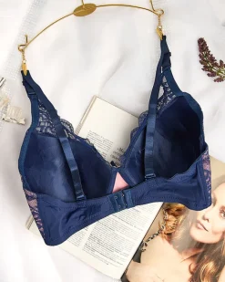 Royalfashion Damski biustonosz zdobiony koronką