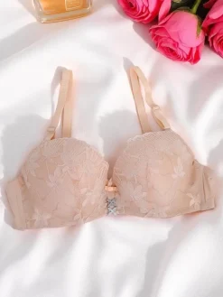 Royalfashion Damski biustonosz push- up z koronką Sensuelle Lift