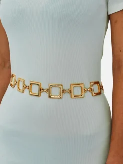 Royalfashion Damski metalowy pasek ozdobny