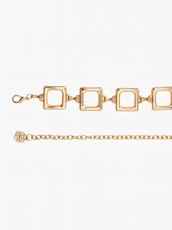 Royalfashion Damski metalowy pasek ozdobny