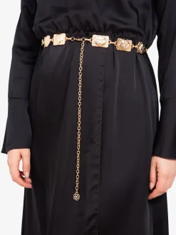 Royalfashion Damski metalowy pasek ozdobny