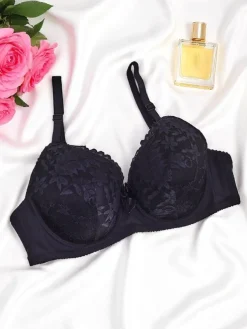 Royalfashion Damski usztywniany biustonosz z koronką Elegance Lace