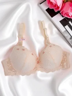 Royalfashion Damski usztywniany biustonosz z koronką Delicate Grace