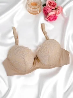 Royalfashion Damski usztywniany biustonosz z koronką Elegance Lace