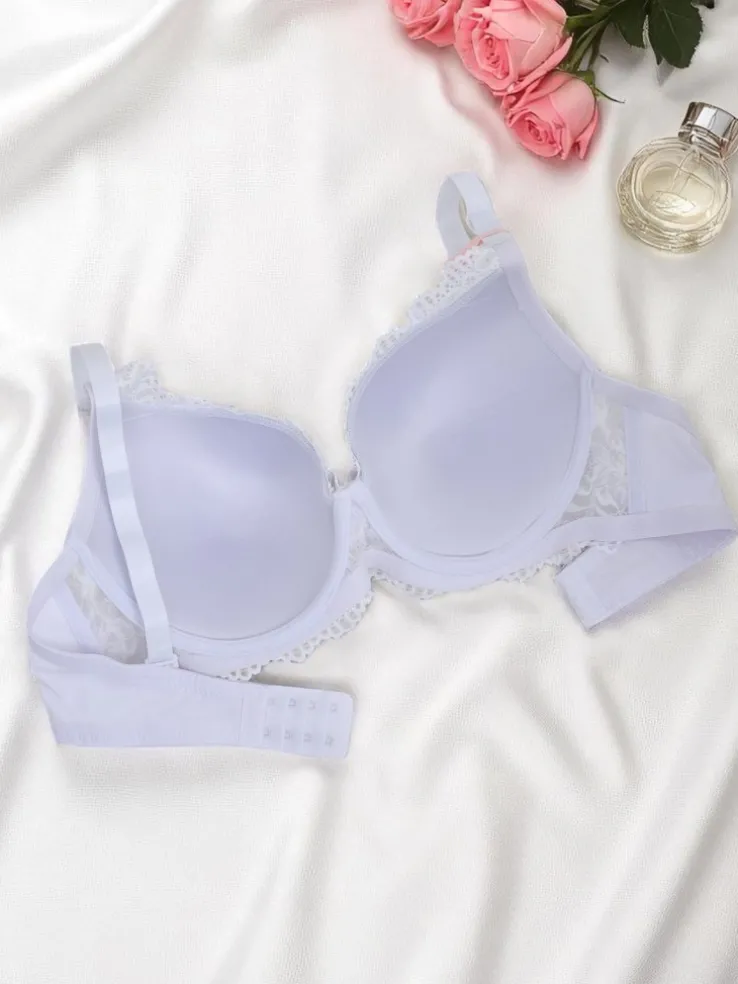 Royalfashion Damski usztywniany biustonosz z koronką Delicate Grace