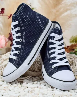 Royalfashion Damskie ażurowe trampki Nimm