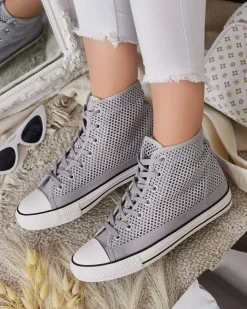 Royalfashion Damskie ażurowe trampki Nizzef