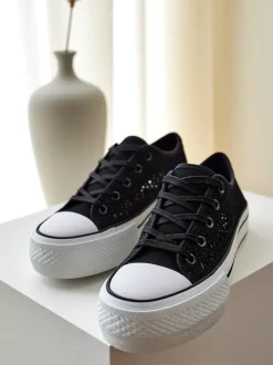 Royalfashion Damskie ażurowe trampki Nizzet