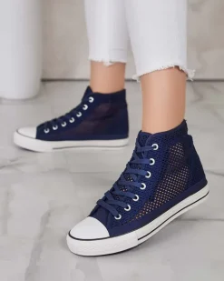 Royalfashion Damskie ażurowe trampki Nizzef