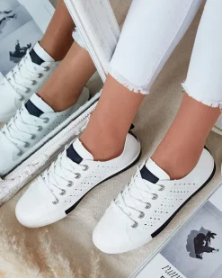 Royalfashion Damskie ażurowe tenisówki Murras