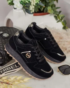 Royalfashion Damskie ażurowe buty sportowe Reterris