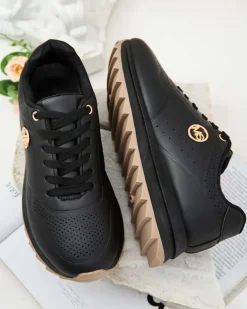 Royalfashion Damskie ażurowe buty sportowe Telleni