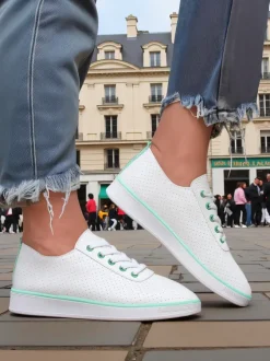 Royalfashion Damskie ażurowe buty sportowe Pumbes