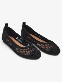 Royalfashion Damskie baleriny ażurowe Annete