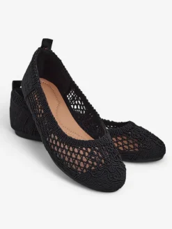 Royalfashion Damskie baleriny ażurowe Annete