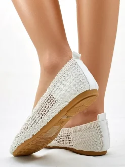 Royalfashion Damskie baleriny ażurowe Annete