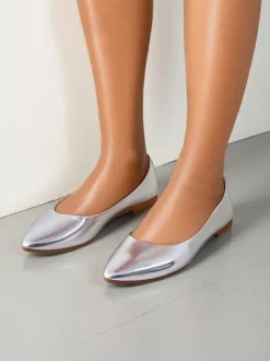 Royalfashion Damskie baleriny lakierowane Aramiese