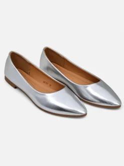 Royalfashion Damskie baleriny lakierowane Aramiese