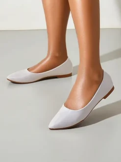 Royalfashion Damskie baleriny lakierowane Aramiese