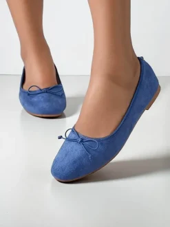 Royalfashion Damskie baleriny z kokardką Zaame