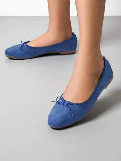 Royalfashion Damskie baleriny z kokardką Zaame