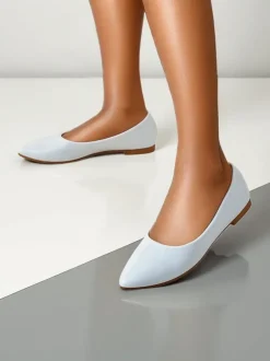 Royalfashion Damskie baleriny lakierowane Aramiese