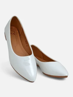 Royalfashion Damskie baleriny lakierowane Aramiese