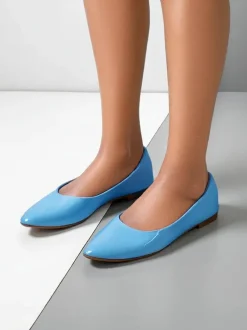 Royalfashion Damskie baleriny lakierowane Aramiese