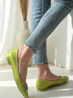 Royalfashion Damskie baleriny z kokardką Frelie